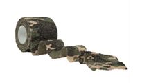 Mil-Tec Woodland Adhesive Tape Camouflage Concealment Wrap